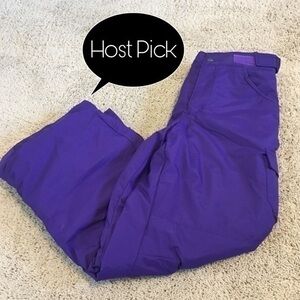 Columbia Girls size medium dark purple snow pants